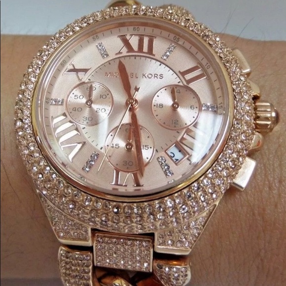 BNIB Michael Kors MK3198 CRYSTAL Watch w/ Gift BOX main image 6