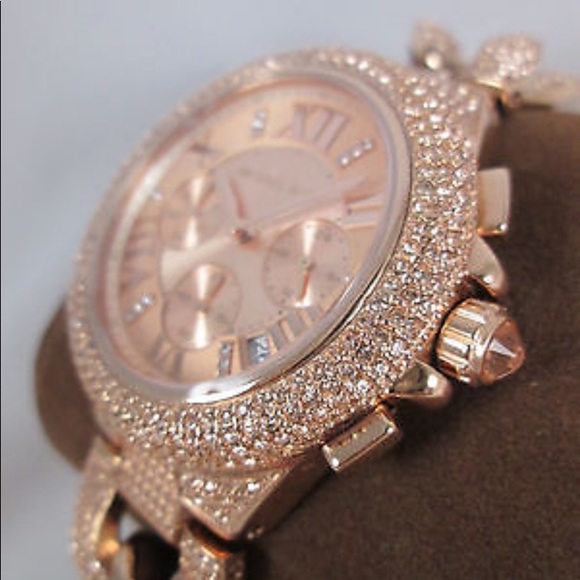 BNIB Michael Kors MK3198 CRYSTAL Watch w/ Gift BOX