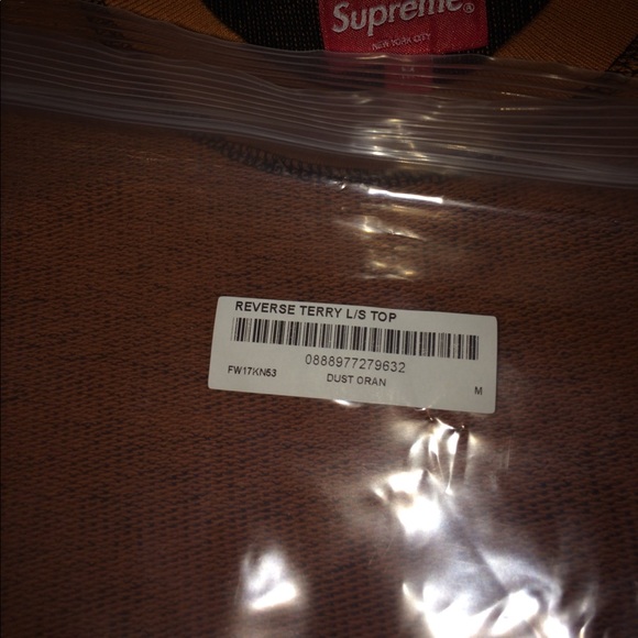 Supreme Reverse Terry L/S top sweater - Picture 3 of 4