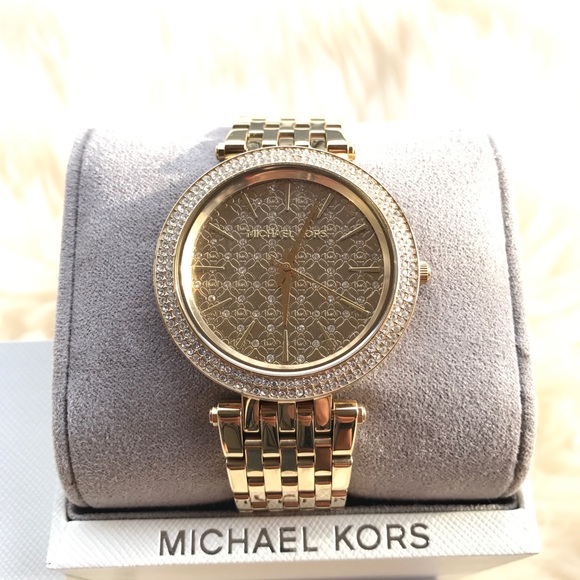 BNIB Michael Kors Gold MK3398 w/ Gift BOX