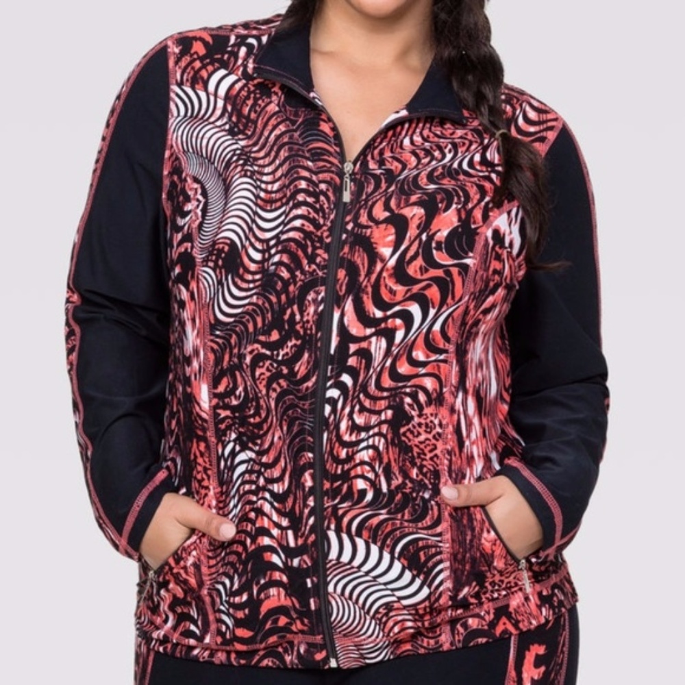 NWT Last 1 Ashley Stewart Active Jacket 12/12W