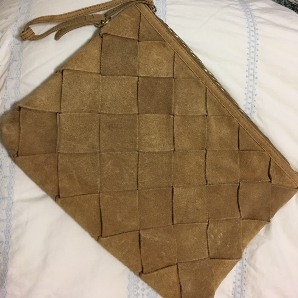 Zara Brown Wooven Bag