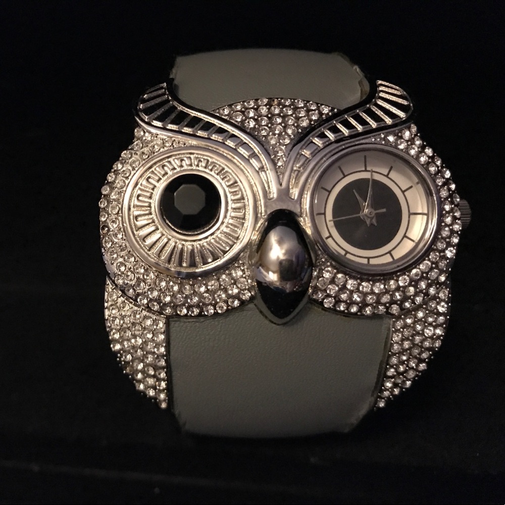 Owl watch cuff