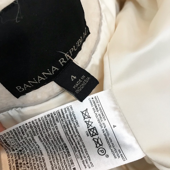 Banana republic wool off white jacket - Picture 4 of 4