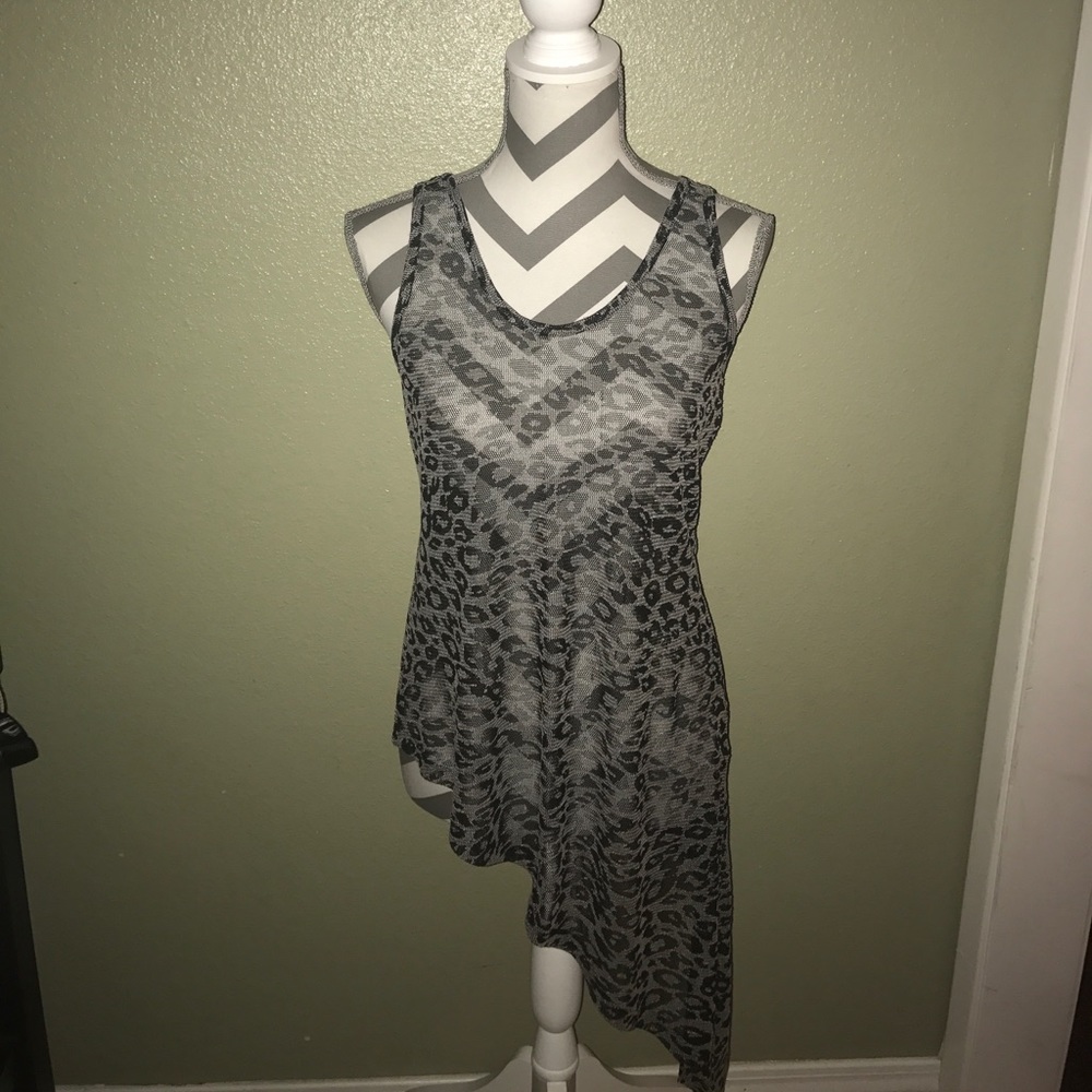 bebe leopard print top. Great condition.