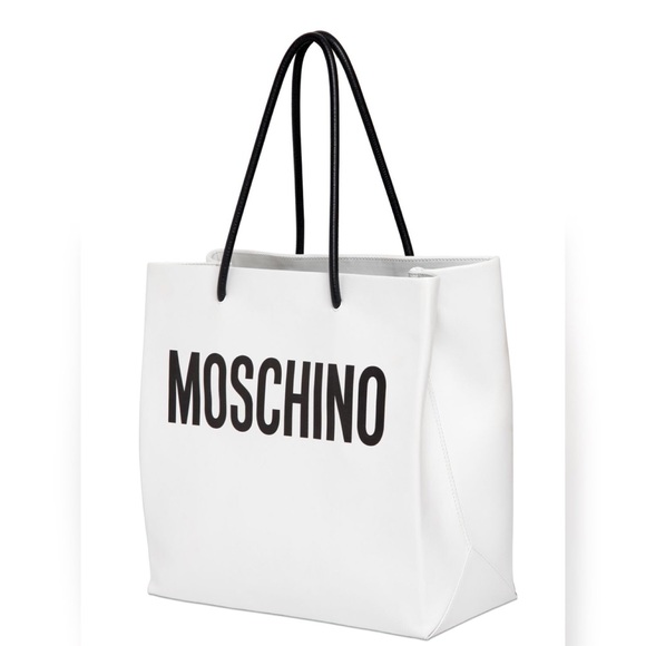 Moschino Handbags - Fashion Show Version Moschino Big Leather Tote Bag