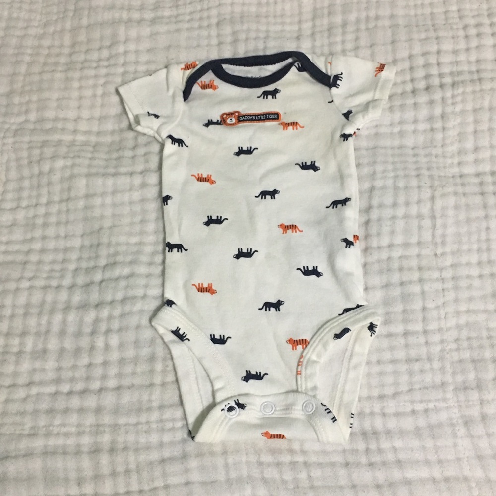 Carter's baby boy newborn onesie