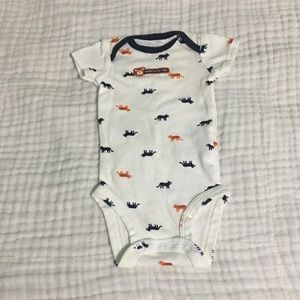 Carter's baby boy newborn onesie