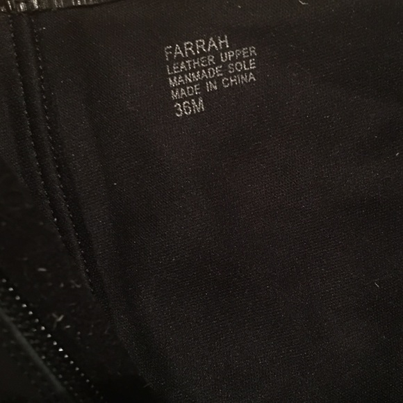 MISS SIXTY Leather Black Boots Sz 36 - Picture 7 of 8