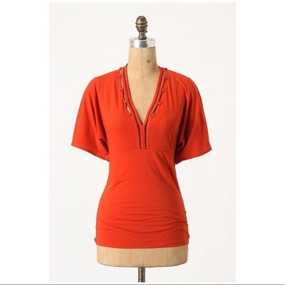 Anthropologie Deletta fastened portals top - Picture 1 of 2
