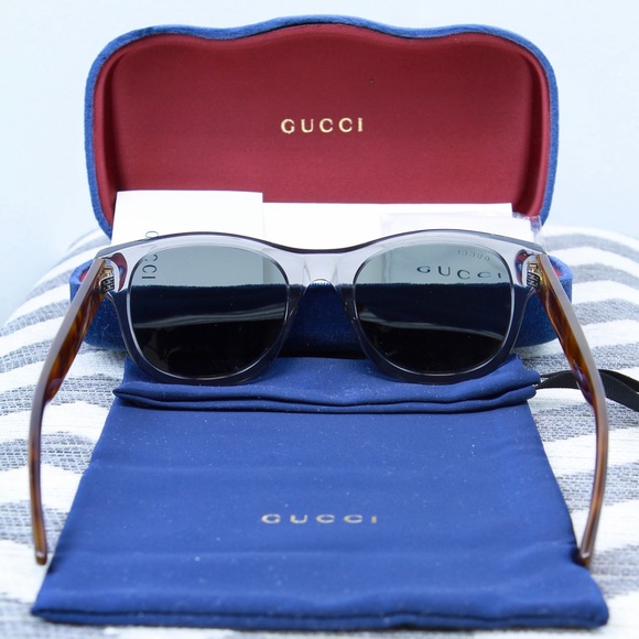 NWT Authentic Gucci Sunglasses 52MM Wayfarer - Picture 3 of 6