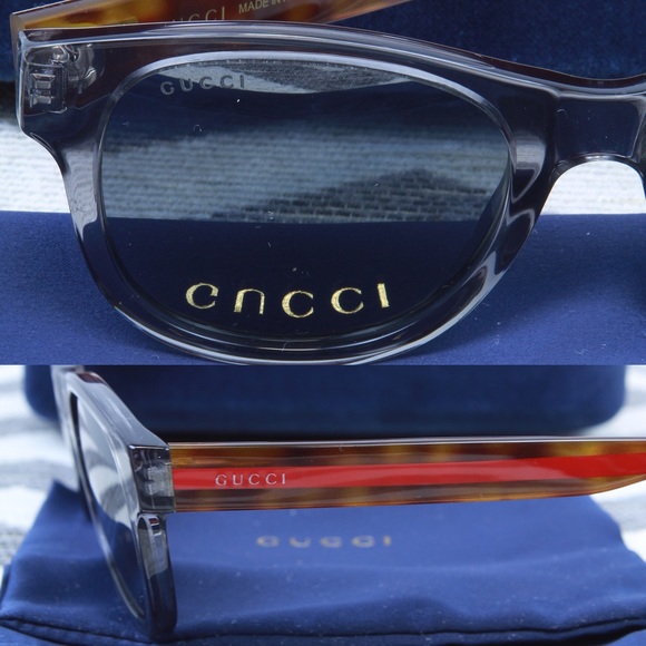 NWT Authentic Gucci Sunglasses 52MM Wayfarer - Picture 4 of 6