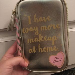 Too Faced makeup bag