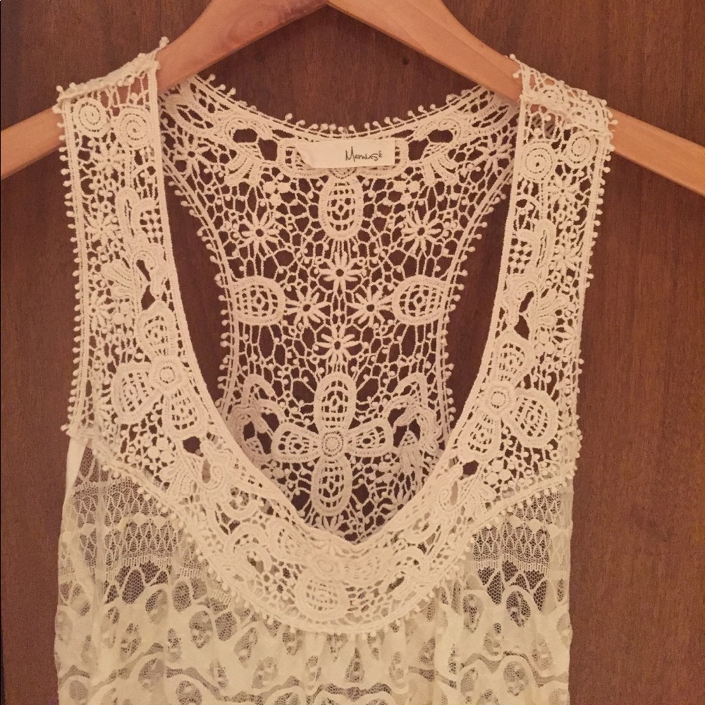 HP🎉 Crochet & lace romantic hippie festival tank
