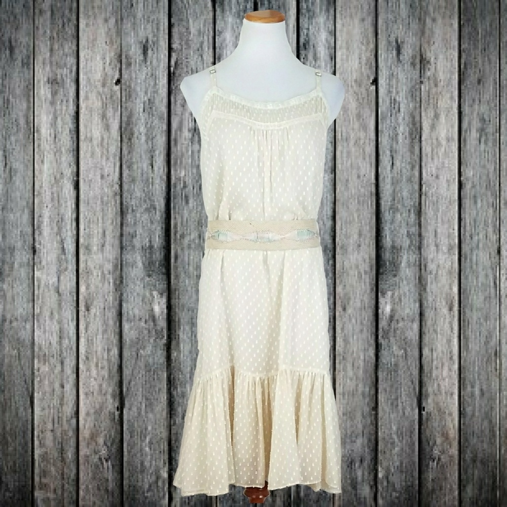 Rebecca Taylor  Silk Chiffon Midi Dress