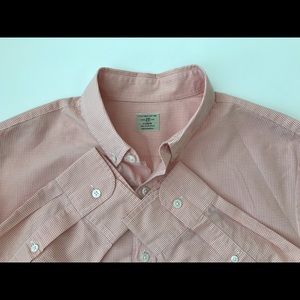 J. Crew Gingham Check Dress Shirt/Button Down Sz M