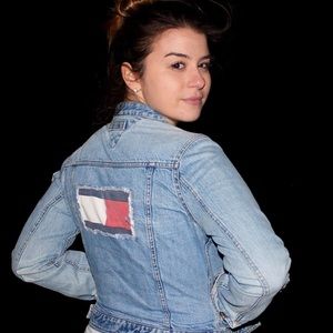Super detailed Tommy Hilfiger Jean jacket