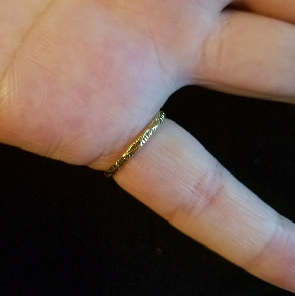 Vermeil Cubic Zirconia Ring - Picture 6 of 7