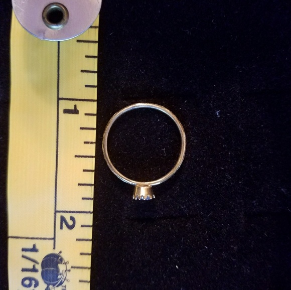 Vermeil Cubic Zirconia Ring - Picture 7 of 7