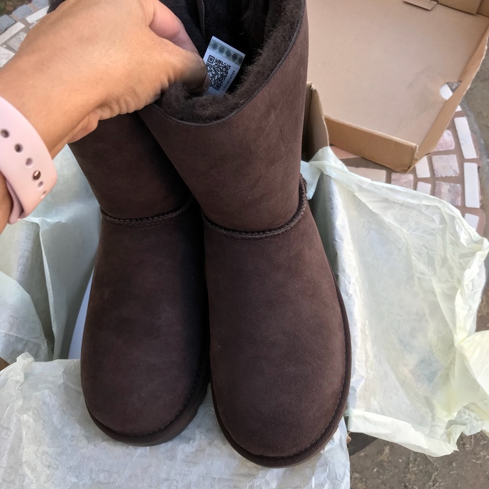 UGG authentic Bailey bow II water resistant sz 10 - Picture 4 of 7