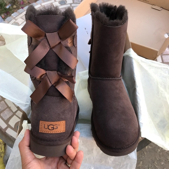UGG Shoes - UGG authentic Bailey bow II water resistant sz 10
