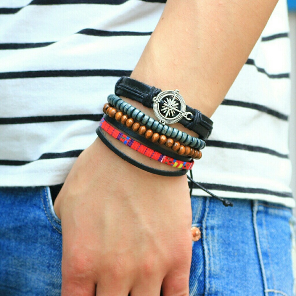4 pieces a set Bracelets - Picture 5 of 5