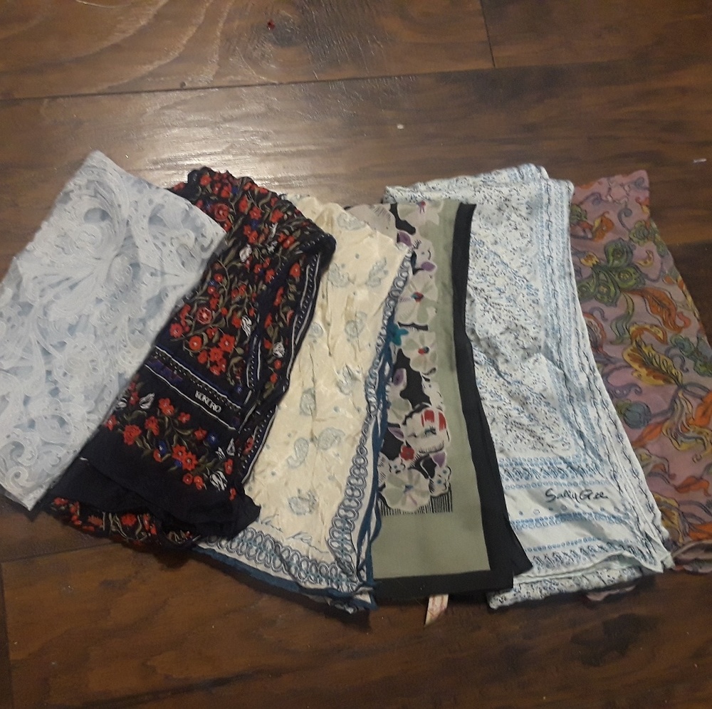 VINTAGE SILK SCARVES!!!