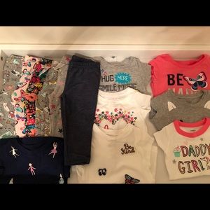 Lot of 13 Baby Girls Carter’s Clothes Size 6-9