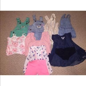 Mixed lot of Baby Girls Clothes Size 3-6 Summer