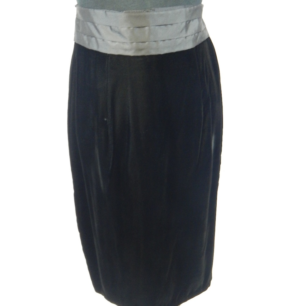 Vintage Scott McClintock Velour Pencil Skirt sze 8