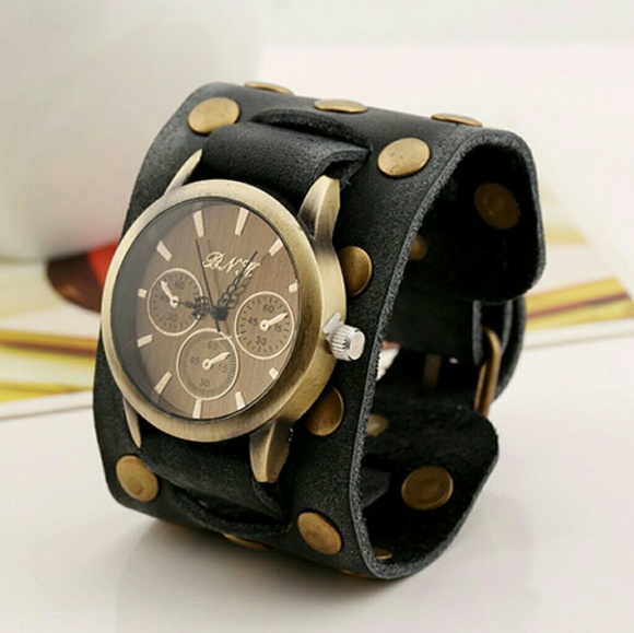 Punk Style Vintage Leather Watch - Picture 5 of 5
