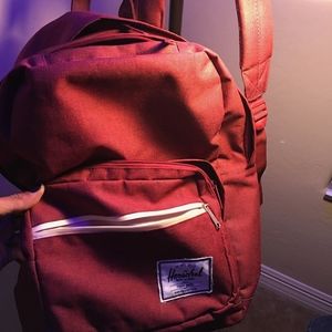 Red Herschel Backpack