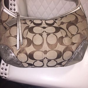 Lg COACH Crescent bag