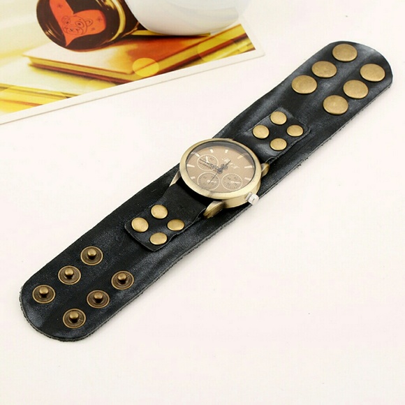 Punk Style Vintage Leather Watch - Picture 5 of 5
