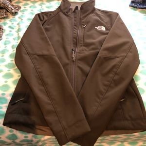 Brown North Face jacket