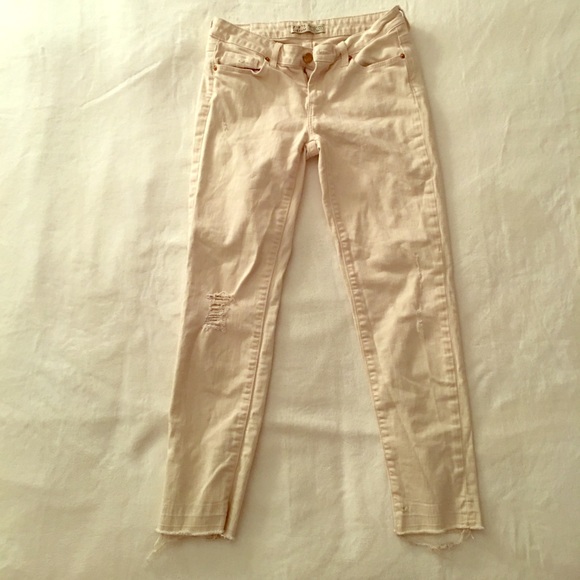 Skinny Ankle Fray Denim - Picture 1 of 4