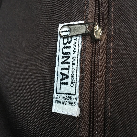 Orange Buntal Round Wooden Handle Tote Handbag - Picture 8 of 8