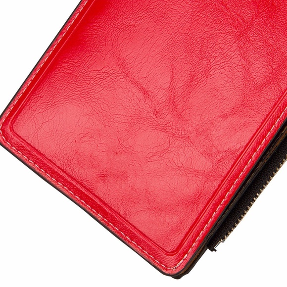 Womens Thin Multi Card Case Organizer Wallet - Picture 4 of 5