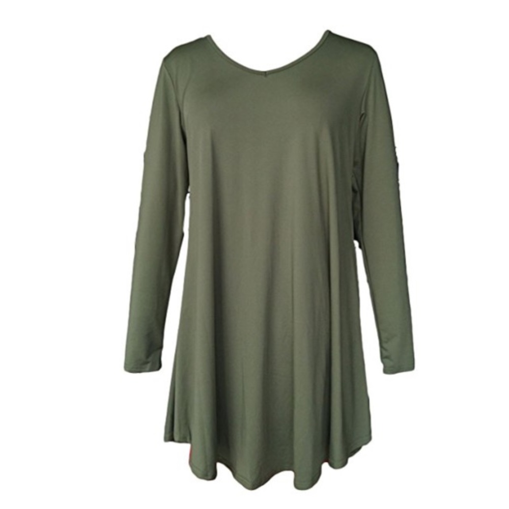Olive Green dress , size small , new , never worn!