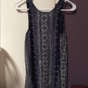 Mini flow dress