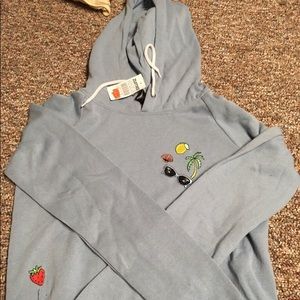 Zumiez cropped hoodie
