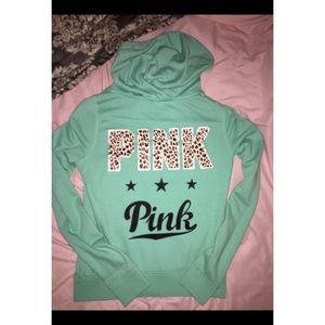 PINK cheetah hoodie