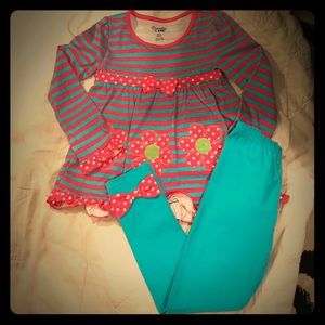 🎀NWOT Nannette Girls 2 Piece Outfit, Size 6🎀