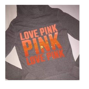 PINK bling hoodie