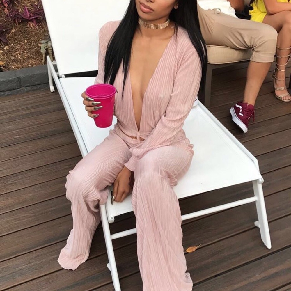 Champagne Rose Jumpsuit