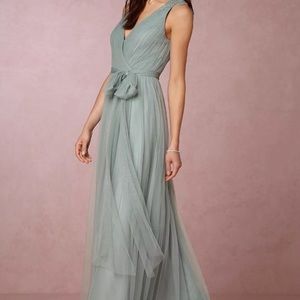 BHLDN Pippa dress dusty blue