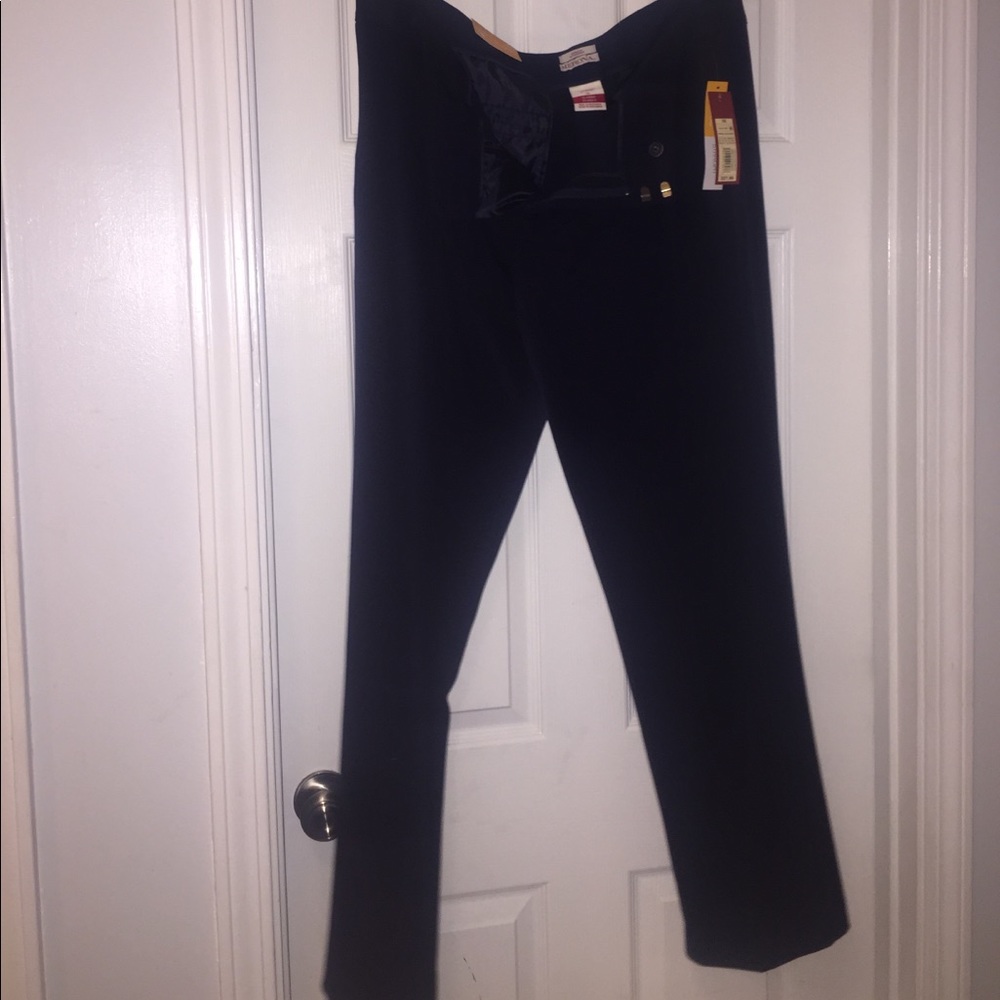 Navy Merona straight leg dress pants