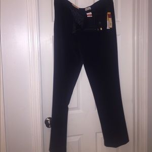 Navy Merona straight leg dress pants