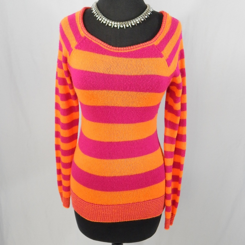 Aeropostale Long Sleeve Stripped Sweater Med