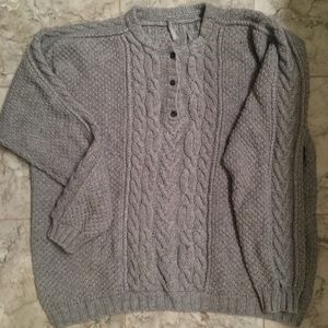 Hanna Andersson Men's Holiday Cable Sweater